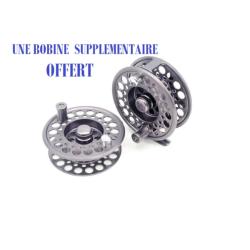 moulinet mouche large arbor Euro-Fly Elite (deux tailles dans cette série) + 1 bobine